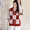 Pullover Vest Women Spring New Outer Wear Knitted Clip Vest All-match Vest Sleeveless Pullover Sweater Female Tops
