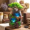 Realistic Green Plant Decoration Water Feature Feng Shui Ornament  Indoor