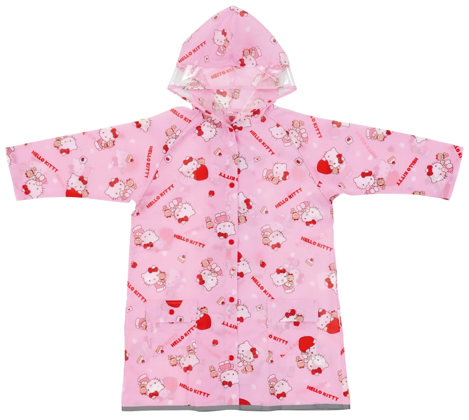 

Skater Можно надевать и снимать во время ношения детского дождевика RACO1M, подходящего для роста 110-125 см, Китти, Друзья, Для девочек,