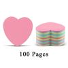 1Book Sticky Note Pads Stationery Paper Mixed Color Self-Adhesive School Office DIY Message Supplies Accessories Decorations ZYF