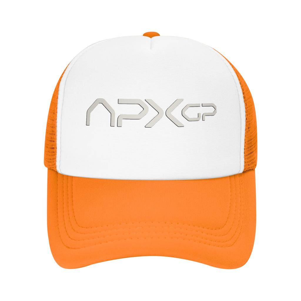 Apx Gp Racing Team  Sun Hats  Casual Unisex WomenMesh Trucker Hat Breathable Print Hiking Fishing Baseball Cap Gift