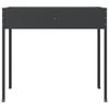 Plant Pot Anthracite 100.5 X 40.5 X 90 Cm Galvanized Steel