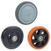 Shengbai 3-inch Rubber Silent Swivel Caster Wheel (2-pack)