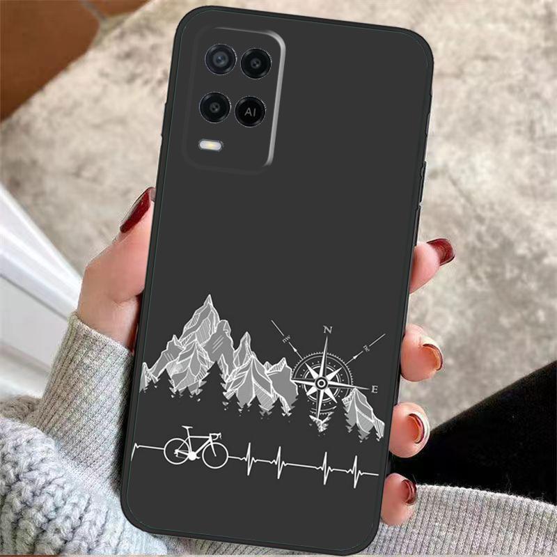 Mountain Bike Cycling Case For OPPO A72 A52 A54S A57S A17 A77 A74 A94 A5 A9 A53 A15 A16 A76 A96 A18 A58 A78 A98