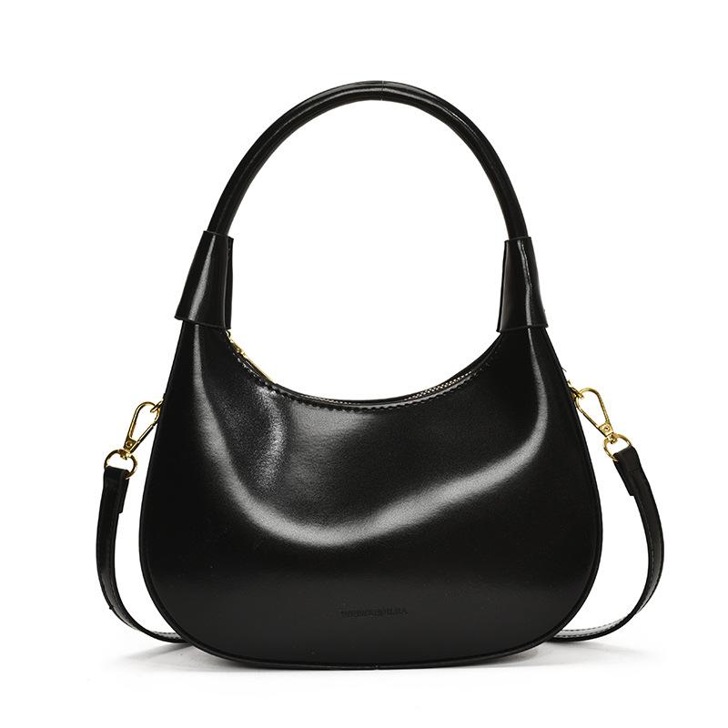 High-end Fashion Portable Shoulder Bag Women's 2025 Summer New Simple Messenger Dumpling Bag Underarm Small Square Bag