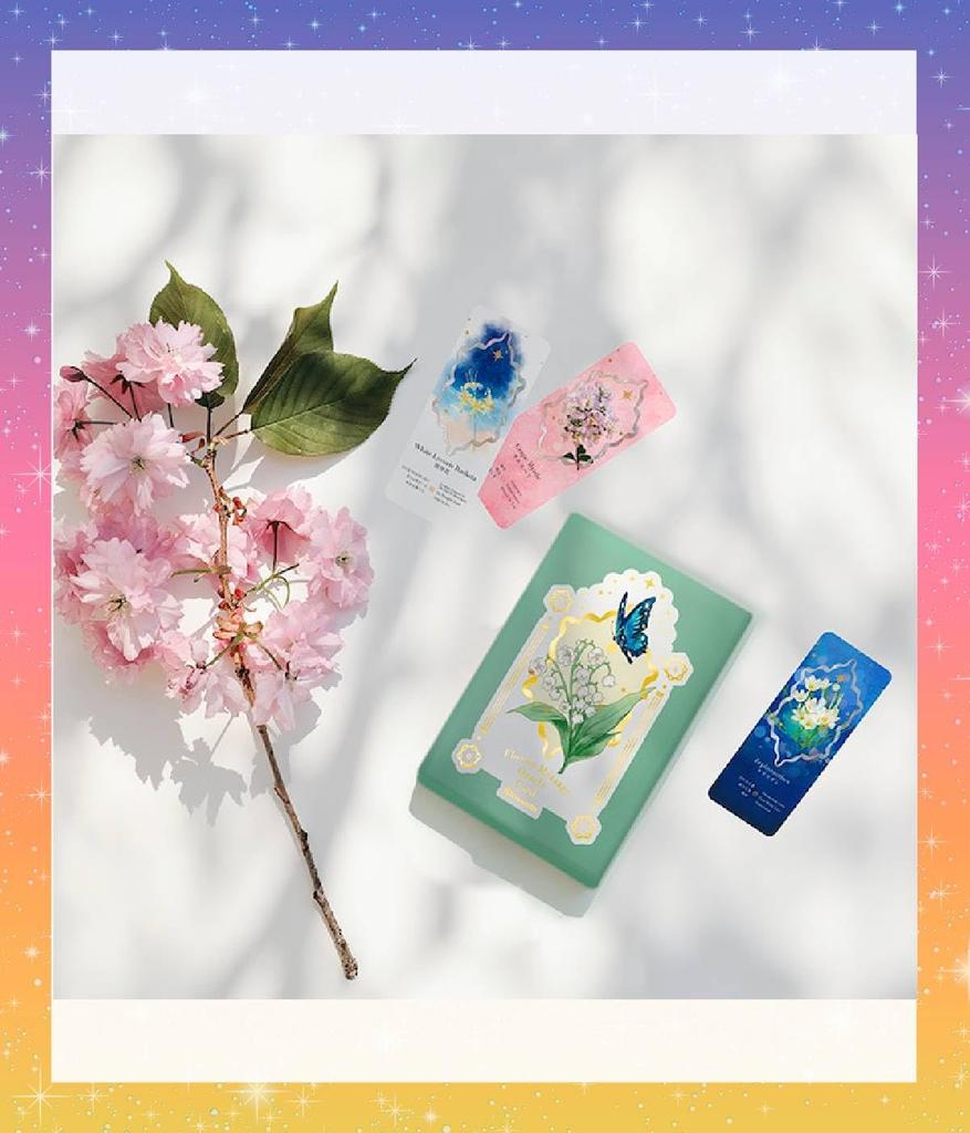 Flower Message Oracle Cards, Blossom, with Japanese Instructions, Oracle Tarot Card Fortune Telling [Authentic]