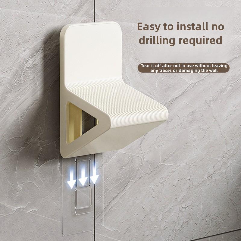 Bathroom Shower Foot Pedals Non Perforated Wall Mounted Non Slip Pregnant Women Rubbing Their Feet Board Wash Feet Accessories