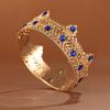 Metal King Crown Hair Ornaments Princess Tiara Elegant Baroque Crown  Man