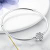 Bracelet Original 925 Sterling Silver Charm Bracelet 17-20CM Heart Love Family Star Moon Bracelet for Women Charm Jewelry Gifts