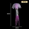 3Pcs Artificial Glowing Fluorescent Jellyfish Aquarium Decoration Fish Tank Underwater Plant Marine Aquatic Landscape Ornament