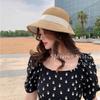 UV high-quality sun protection, UV protection, large brim straw hat, women's travel vacation sun hat, cool hat