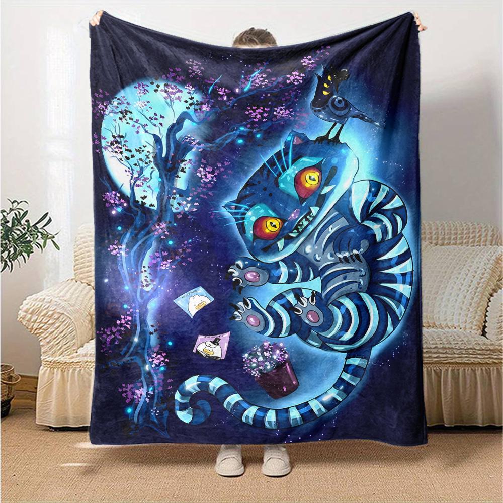1pc KPop Demon Hunters24 Blanket, Gift, for Men and Women, Soft Blanket, Good for Sofa Bed Couch Travel, Lightweight Flannel Blanket
