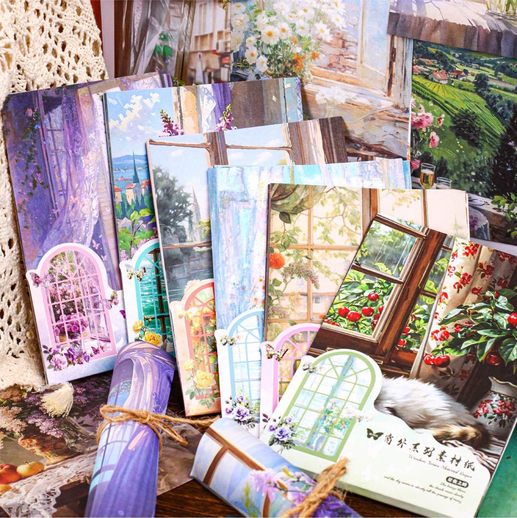 Scenic Paper for DIY Window Collage & Ita-bag Decor