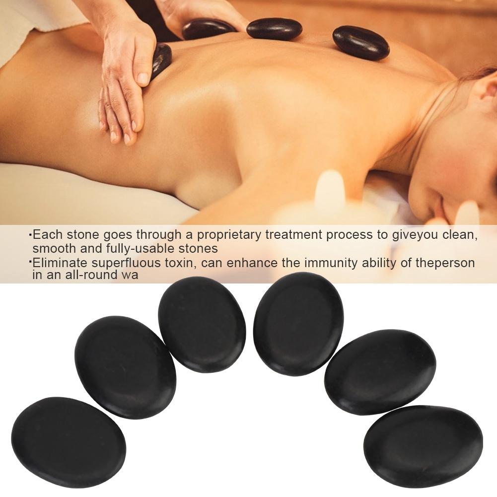 Natural Hot SPA Energy Massage Basalt Stone Body Therapy Health Care Tool