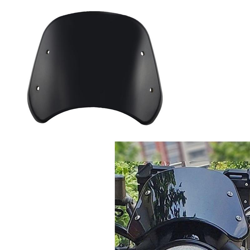 A28G-Motorcycle For Voge 500Ac Compatible Fairing Windshield Shield Windscreen Wind Deflector Set