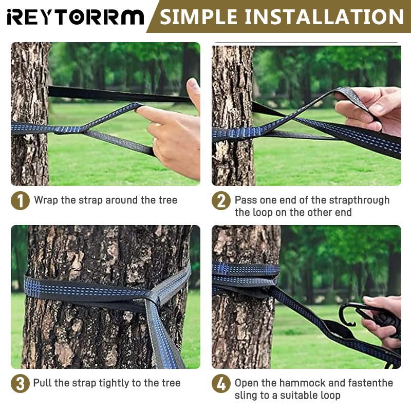 Camping Parachute Hammock 220x100cm Single Portable Outdoor Indoor Nylon Hammock Adult Child Swing For Adventure Garden