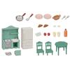 Sylvanian Families Dining Room Set ST Mark Certified Toy for Dollhouse Ages 3+
