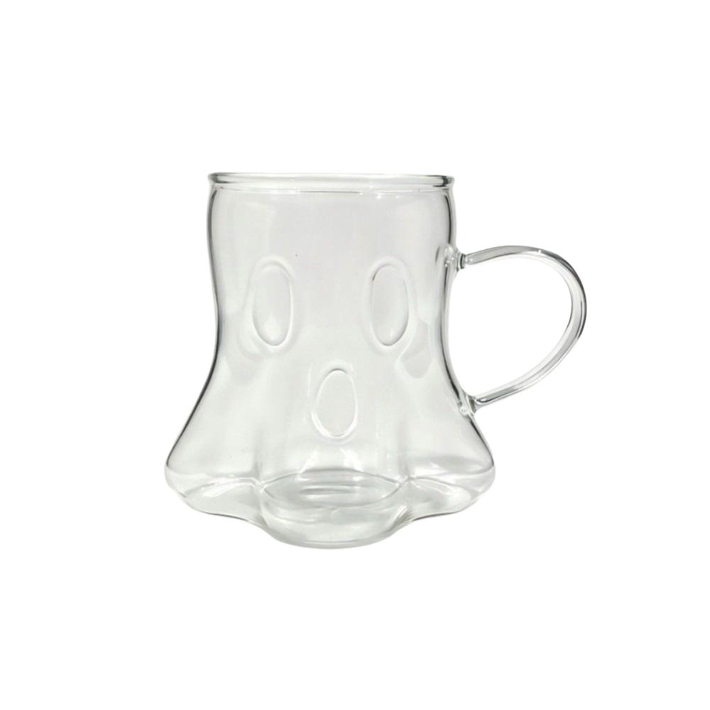 Borosilicate Glass Ghost Glass Cup with Handle Beer Cup Milk Cup Juice Cup Halloween Party