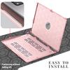 Laptop Case for MacBook Air 15 inch (2025)/(2024)/(2023)/M2 A2941/M3 A3114/M4 A3241 Notebook Kickstand Cover