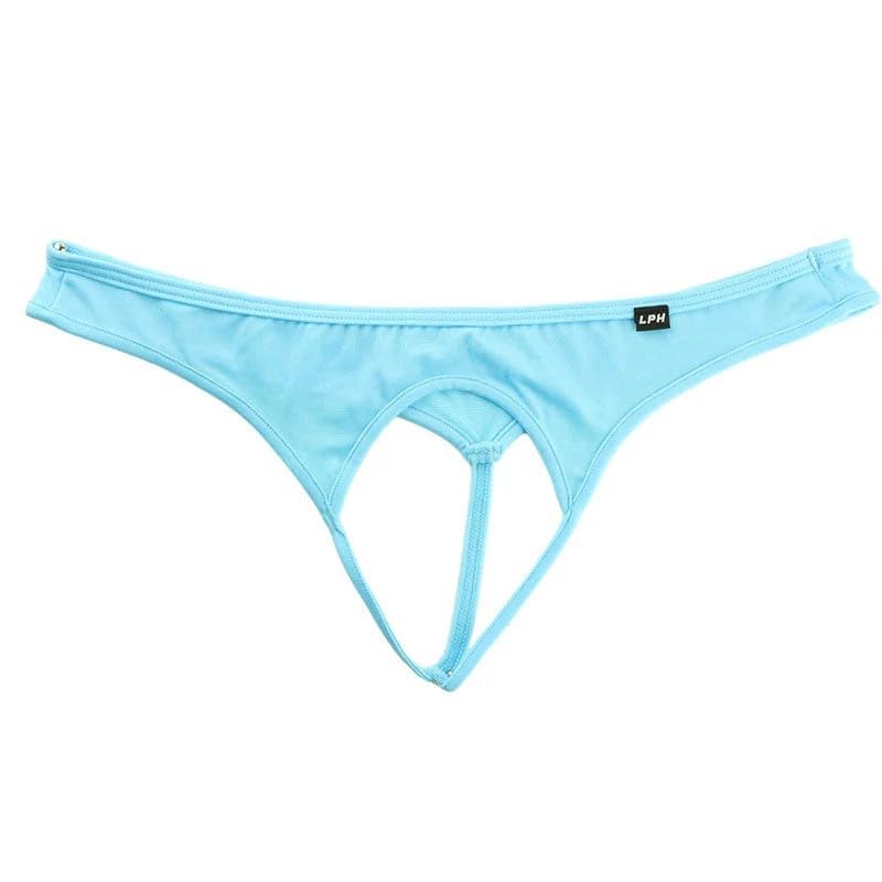 MFS Front Front Sexy Made In Turquoise [La Paume] T-back Shorts, Fabric, Open, Opening, T-back Bikini, Underwear, Japan, Men's,