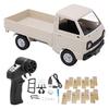 1:16 Small Remote Control Truck with LED Lights RC Electric Truck Toy Model 2.4 GHz RC Simulation Climbing Truck Gift for Kids