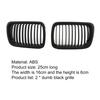 2Pcs Car Grilles Matte Black Auto Front Guard Grille 51138195152 51138195151