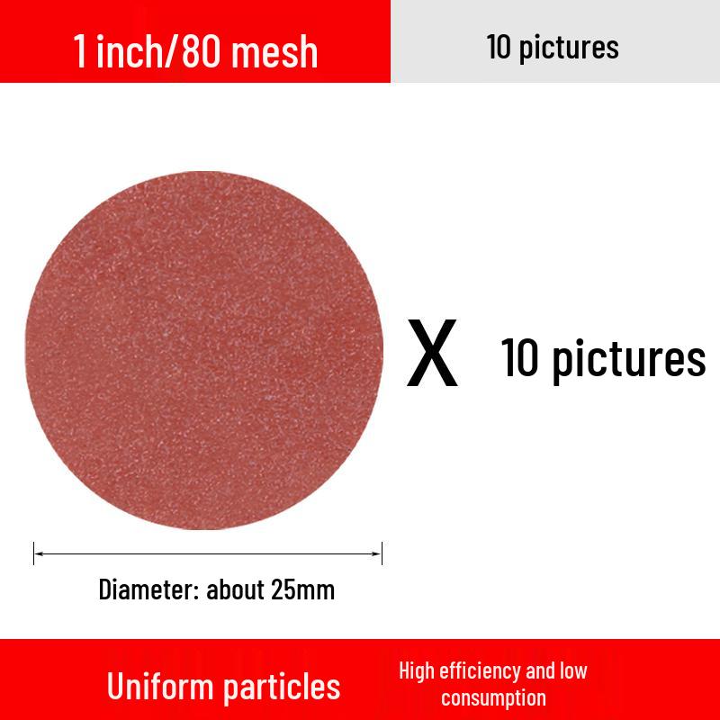 1-Inch Self-Adhesive Flocking Sanding Discs for Hand Drill Polishing