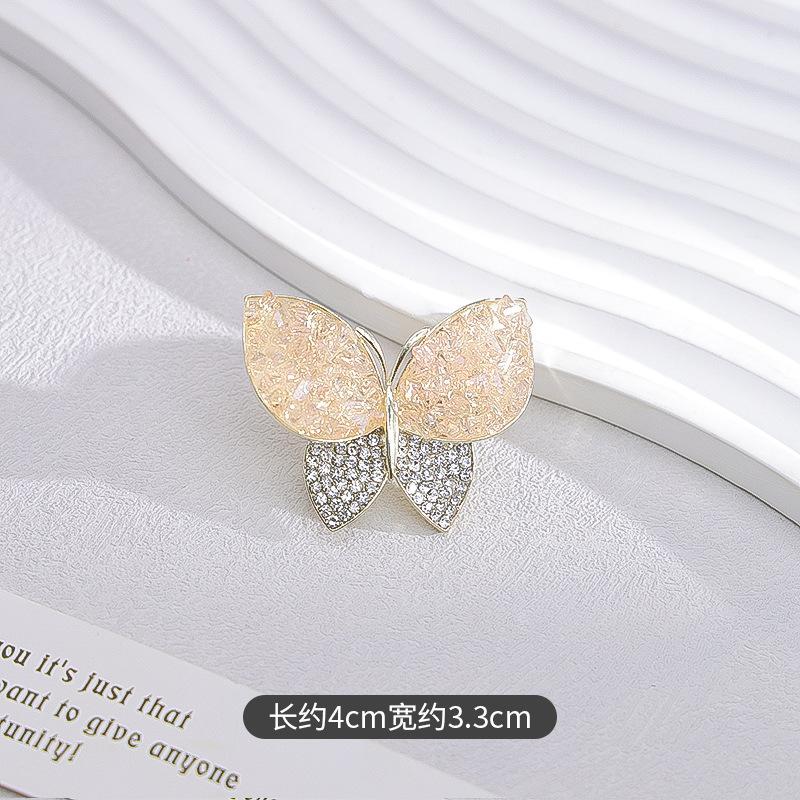 

Ретро циркон вспышка бриллиантовая брошь женская нишевая дизайн чувство темперамент свет роскошь универсальный анти-легкий фиксированный корсаж