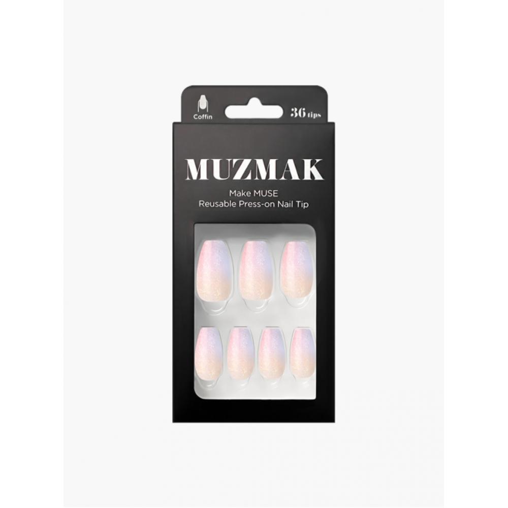 Muzmak Reusable Nail Tips Day Dream  Coffin 