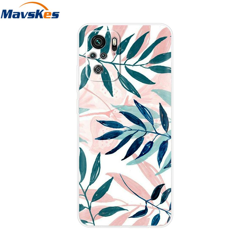 For Redmi Note 10 Case Note 10s Cover Phone Cases For Xiaomi Redmi Note 10 Pro note10 10 s Tpu Silicone Back Bumper Fundas Coque