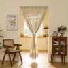 Home Door Curtain for Doorway, Light-filtering Privacy Curtain Bohemian Embroidered Curtain Decoration, Suitable for Temporary Room Dividers,