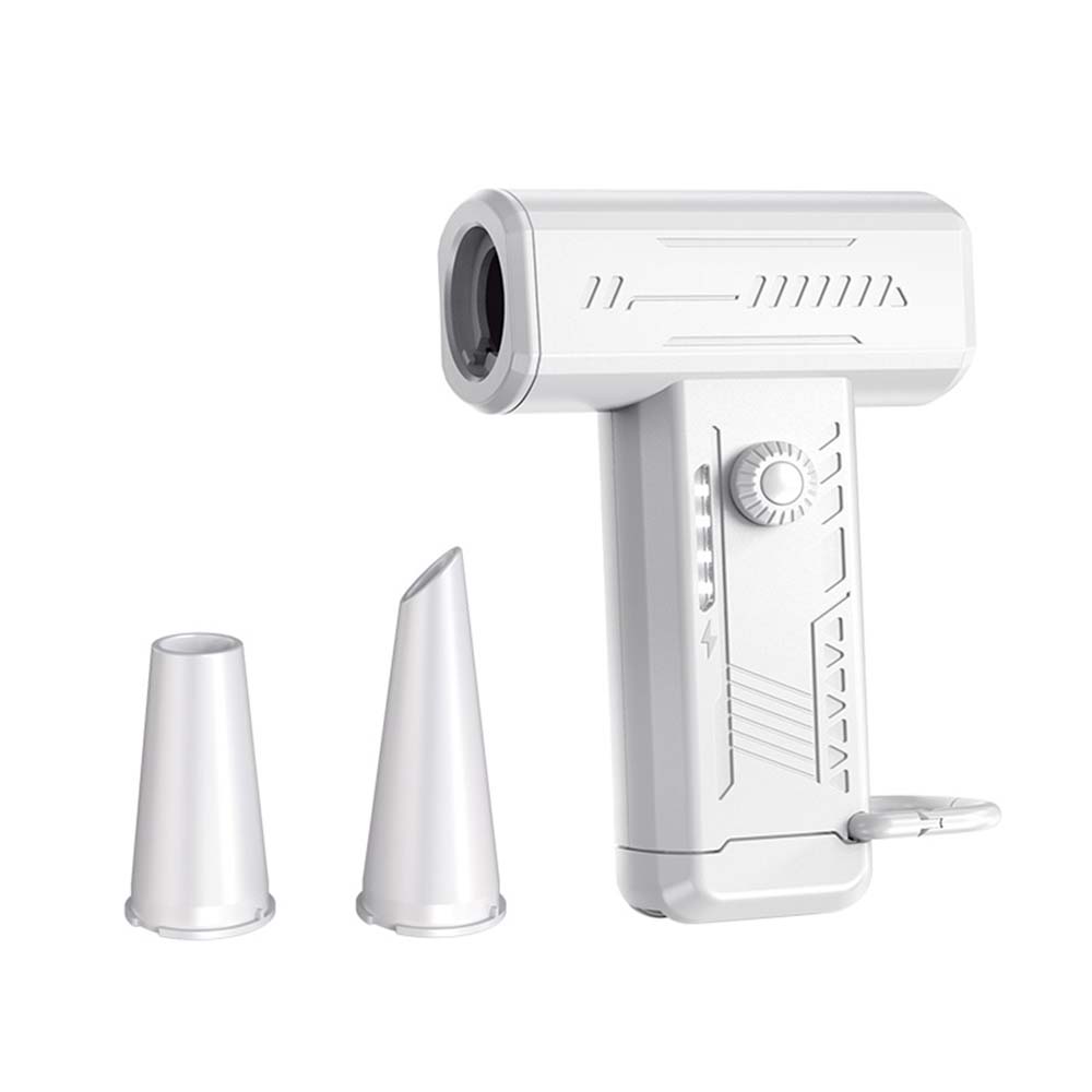 

Электрическая воздуходувка 100000 об/мин с 2 магнитными насадками Мощная воздушная пылеуловитель Сушилка для автомобиля Бесщеточный двигатель Ручной турбореактивный вентилятор белый