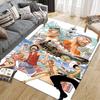 One Piece Character Group Square Area Rug, Non-Slip Floor Mat for Living Room, Perfect Gift for Fans.chl