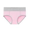 5PCS Cotton Knit Women's Underwear Triangle Panties Plus Size Comfortable Breathable Soft Fabric Elastic Waistband