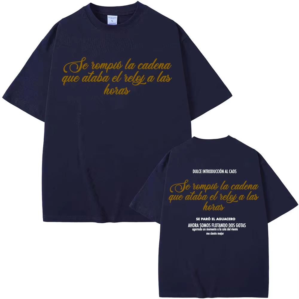 Rock Band Extremoduro Letters Print T Shirts Unisex Harajuku Hip Hop Classic Springsummer T Shirt Men Casual Comfort  Top