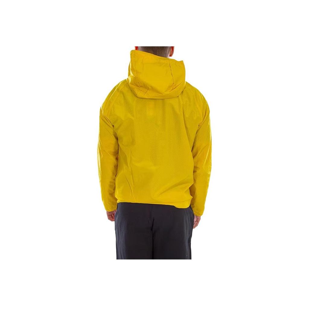 Adidas Originals Trefoil Small Logo Windbreaker Jacket Men Jackets Yellow DU7857