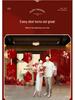 New Chinese Style White Ornament Banquet Decoration Set for Hotel Background Wall