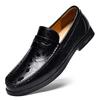 Men's Spring/Summer Cowhide Slip-on Loafers - Breathable Driving Moccasins for Casual Wear