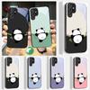 Cute and Adorable Panda Suitable For Samsung Galaxy S25 Ultra S20 FE S21 S22+ S23 Plus S24 S26 Edge Magnetism Glass Phone Casee