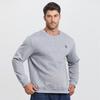 Dibenze Men's Plus Size Loose Round Neck Sweatshirt