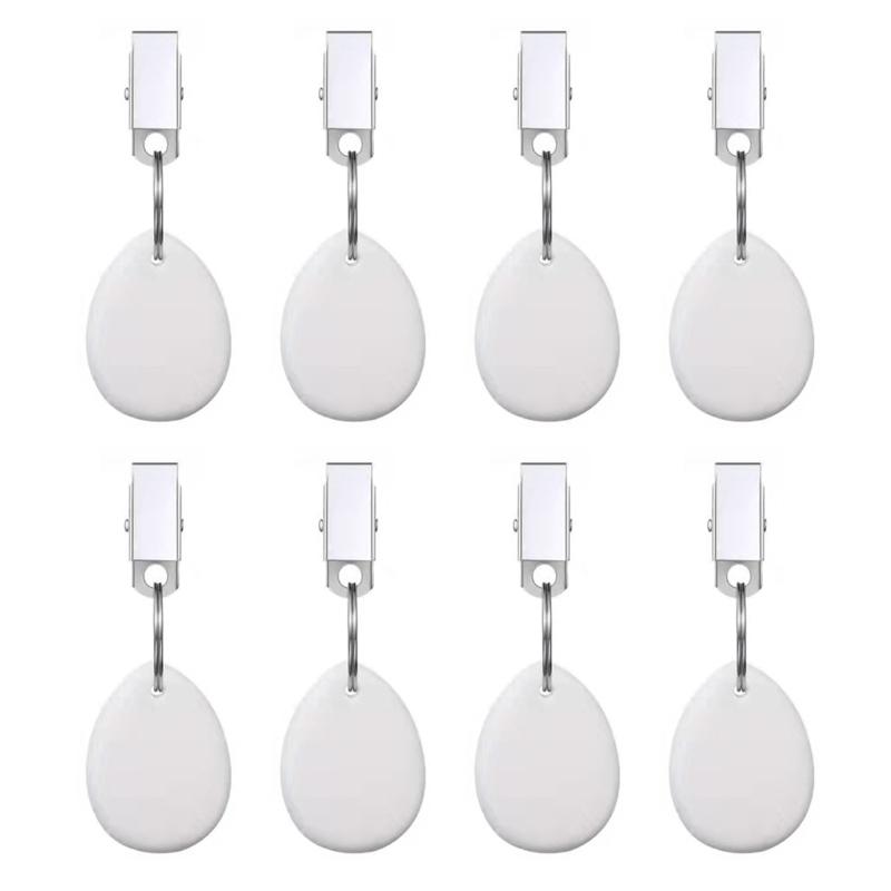 

8 шт. Утяжелители для скатертей из мраморного камня, держатель для фиксации скатерти для семейной вечеринки, кемпинга, сада, пикника белый