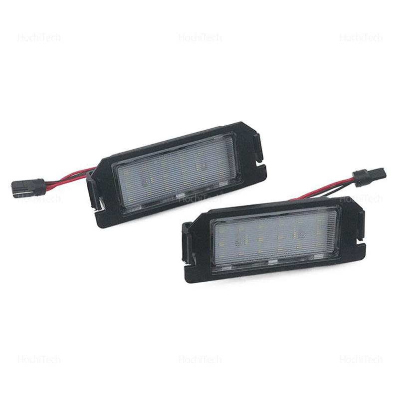 2pcs LED License Plate Light Canbus Number Lamp No Error for Hyundai I20 Veloster XG30 Coupe for Kia Rio Soul Picanto