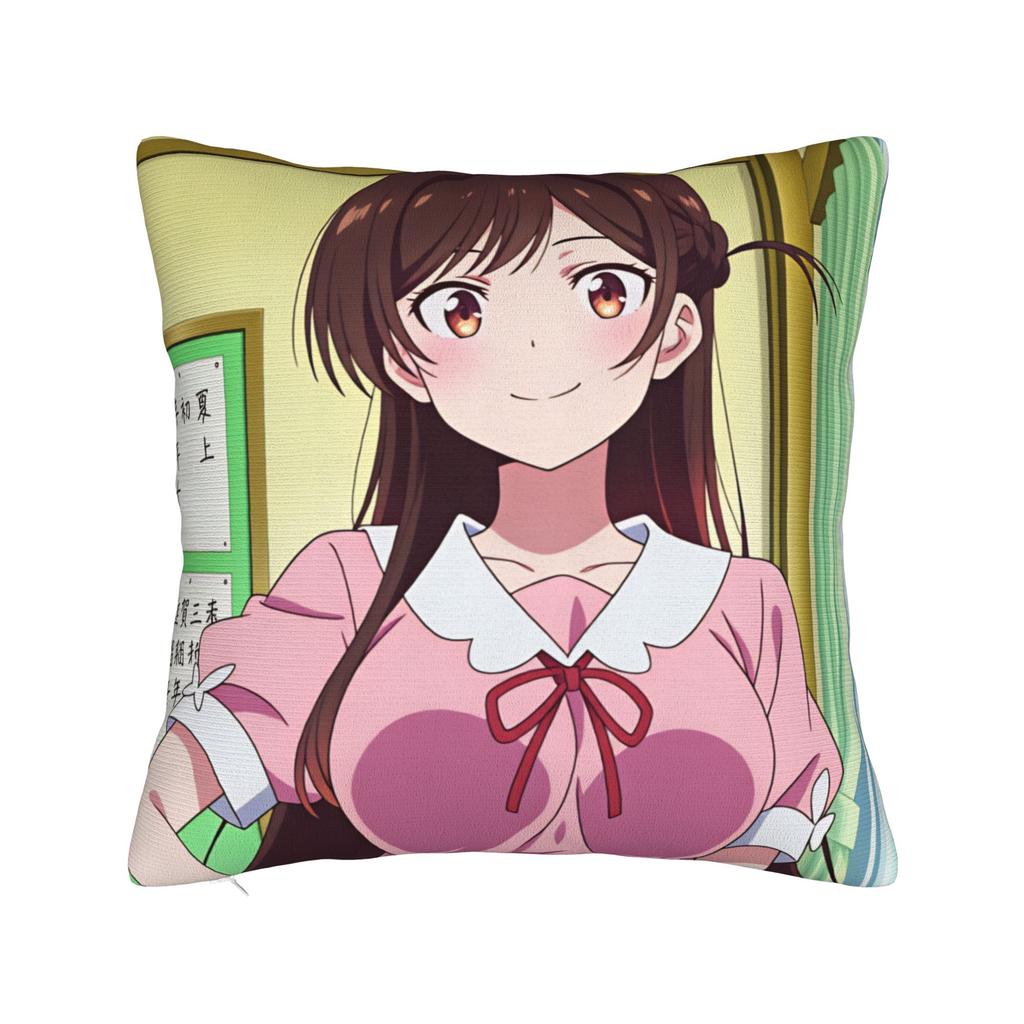 Mizuhara Chizuru Pillow Cover Soft Pillow Case Cushion Cover Fashion Design Pillowcases For Living Room Chair