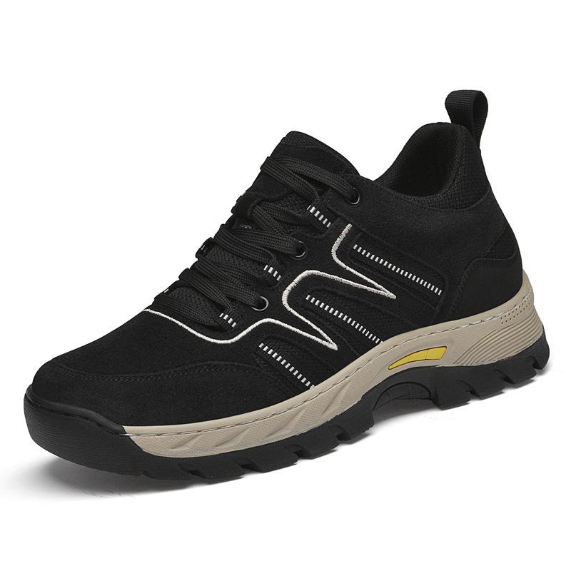 New Men Spring Autumn Invisible Internal Height Increase 8cm Casual Shoes Breathable Youth Unique Sports Mesh Shoes Rubber Sole