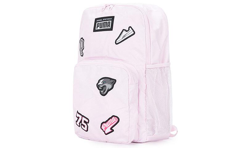 PUMA Fabric Travel Bag Backpack Regular Unisex Light Pink 079514-02