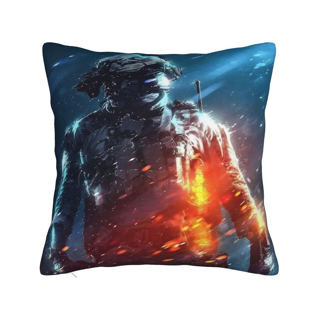 Battlefield 6 Funny Games BF6 Pillowcase Merch Printing Cushion Cover Decorations Pillow Case Cover Chair Multi-Size