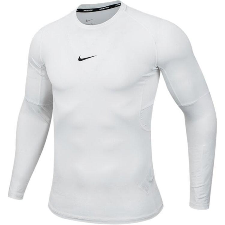 Nike Pro Dri-FIT Tight Long-Sleeve Fitness Top White Men s FB7920-100 M