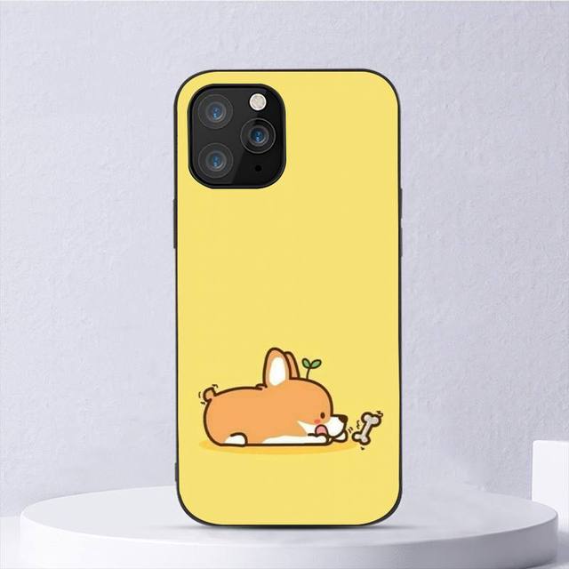 

Чехол для телефона с милым мультяшным корги для Iphone 11 12 Mini 13 14 Pro Xs Max X 8 7 6s Plus 5 Se Xr Shell iPhone14ProMax