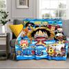 Adventure On The High Seas pirate Blanket Flannel Blanket for bed, sofa, Camping, Hiking, Picnic Essentials, gift for family Fan gifts