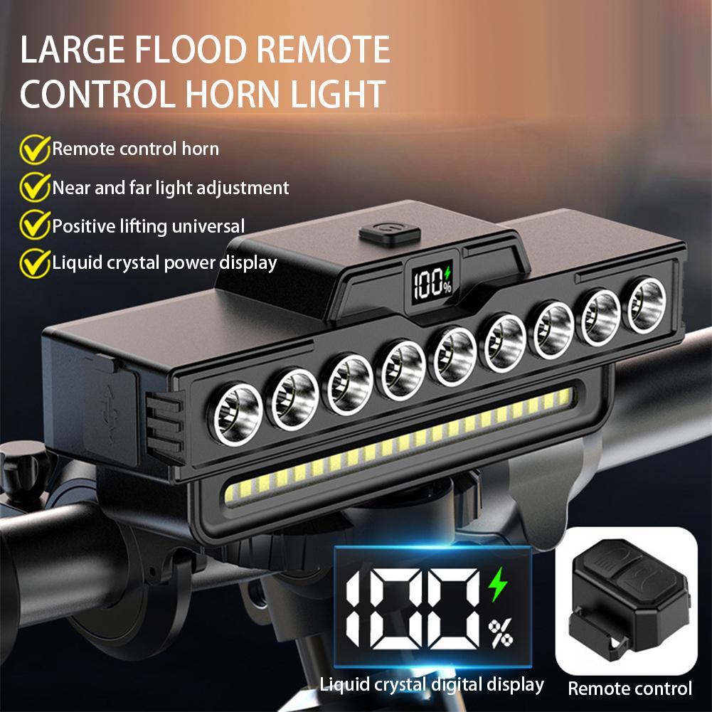 Bicycle Light Front Lamp USB Rechargeable MTB Mountain Bicycle Lamp 1600LM Bike Headlight Flashlight Cycling Scooter Tail Light